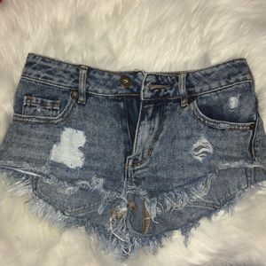 Pacsun Acid Wash Jean Shorts